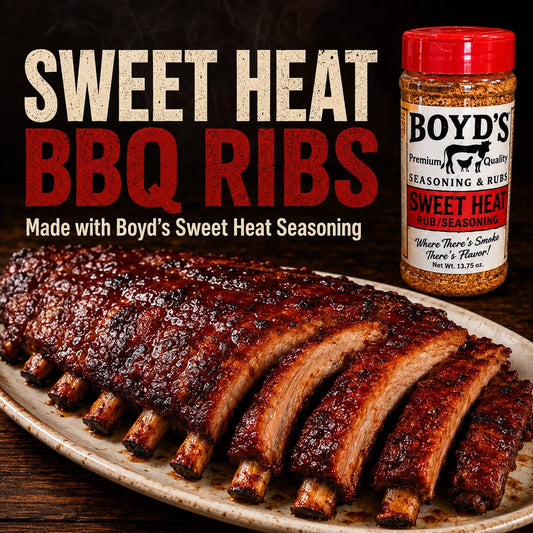 Boyd's Sticky Sweet Heat BBQ Ribs